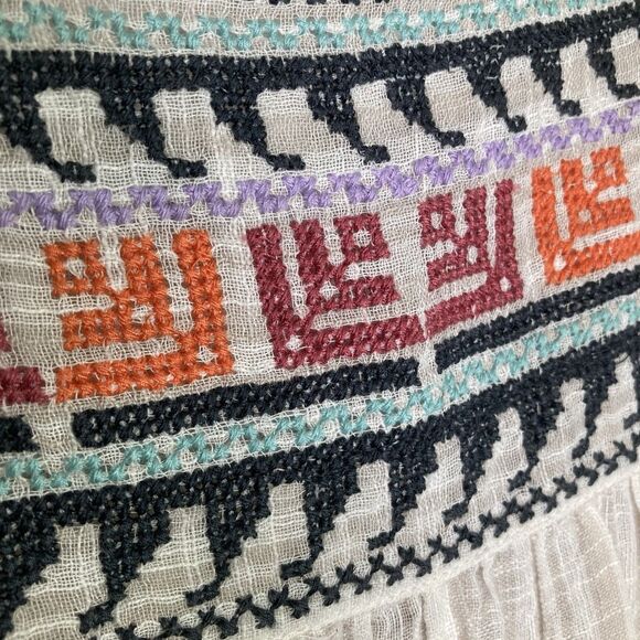 Anthropologie Floreat Tank Top Womens 8 Boho Floral Embroidered Sleeveless NWT - Picture 13 of 16